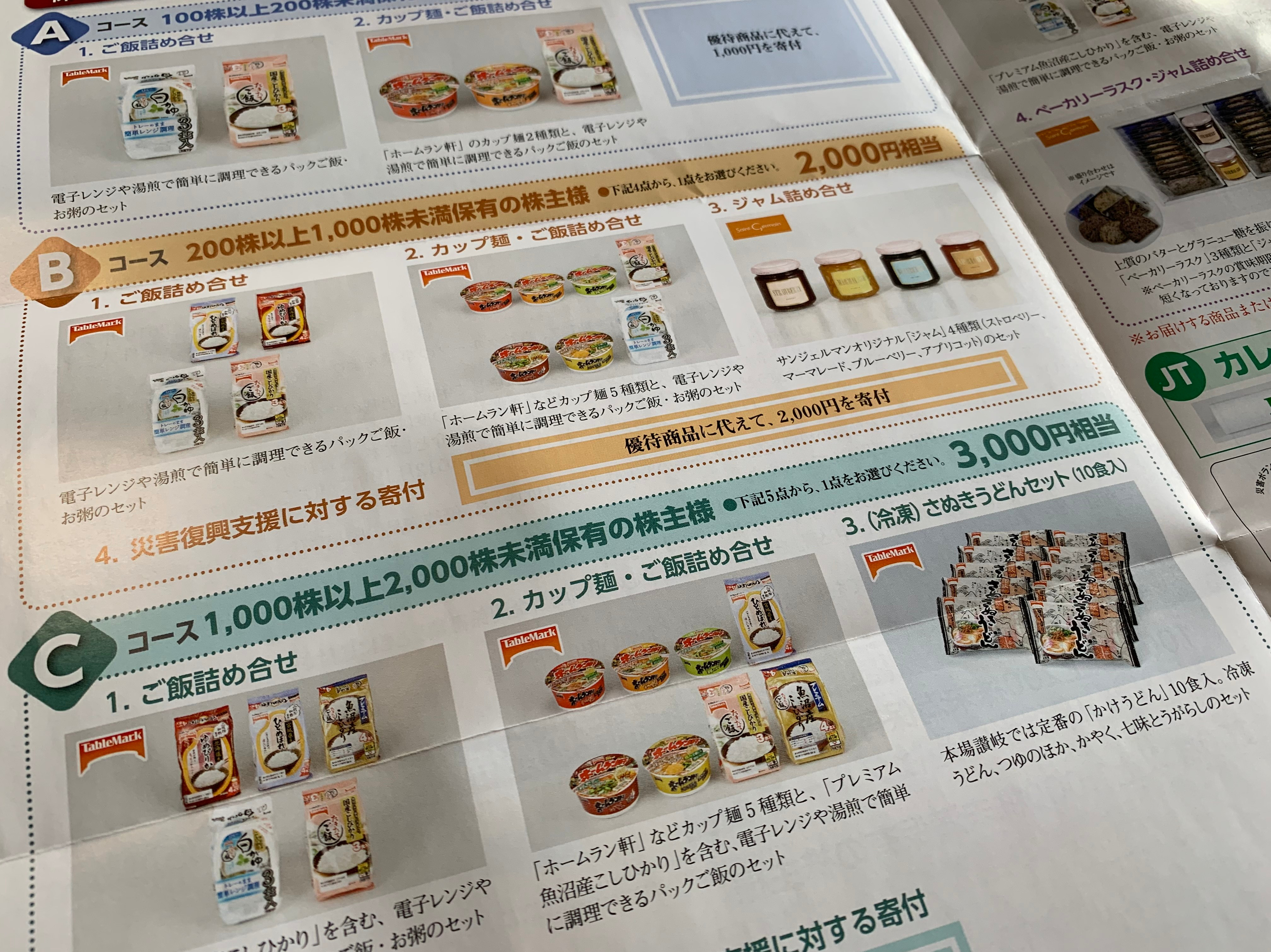 8/7到着 JT自社商品