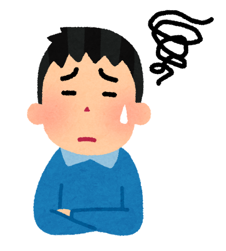 困っている