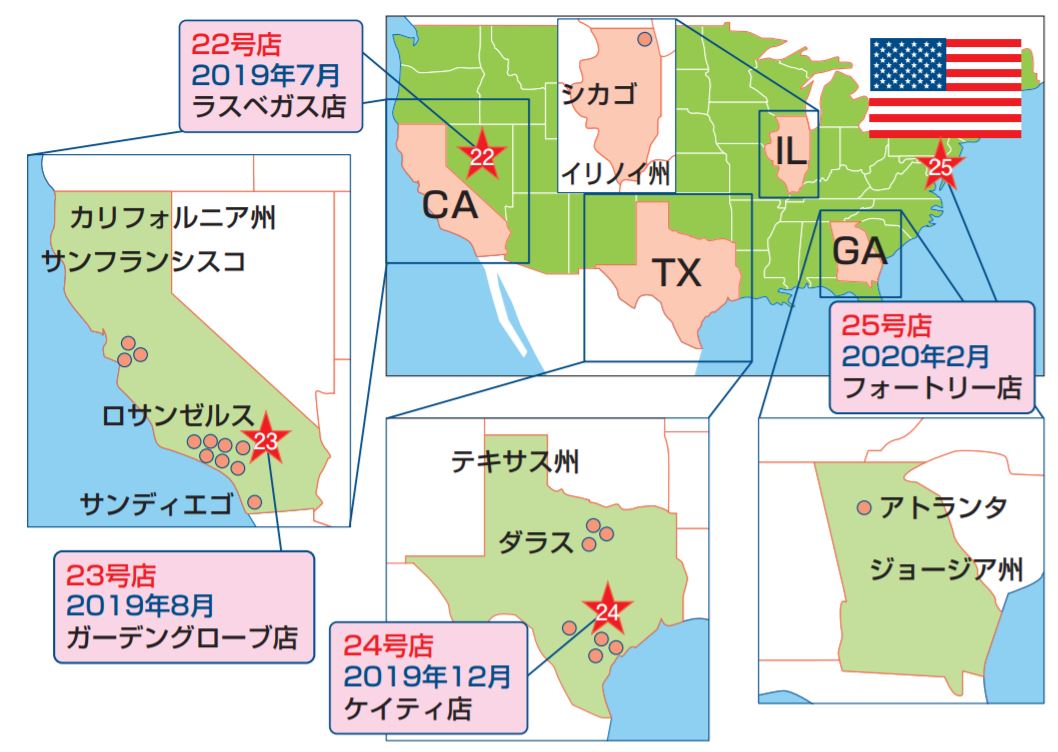直近のくら寿司出店状況