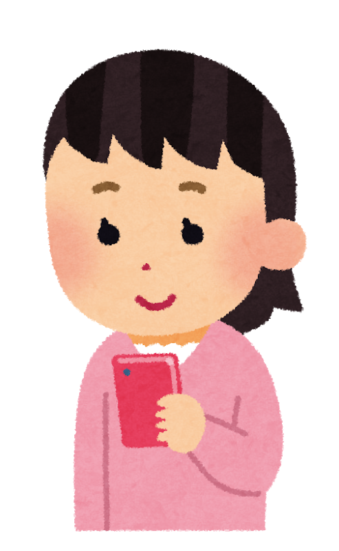 動画を見る子供