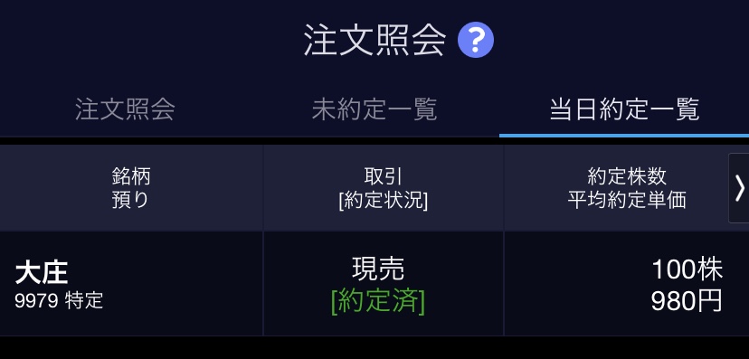 大庄の株主優待