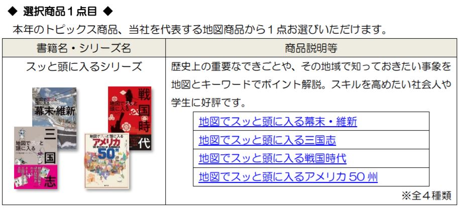 昭文社ホールディングス （9475）の株主優待品
