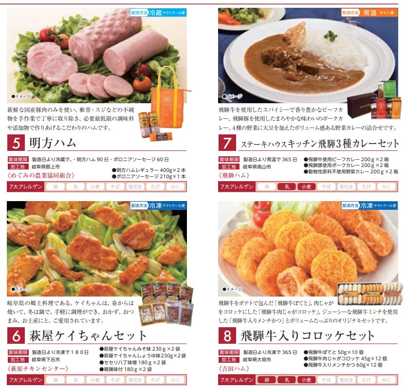 十六FGの株主優待カタログ