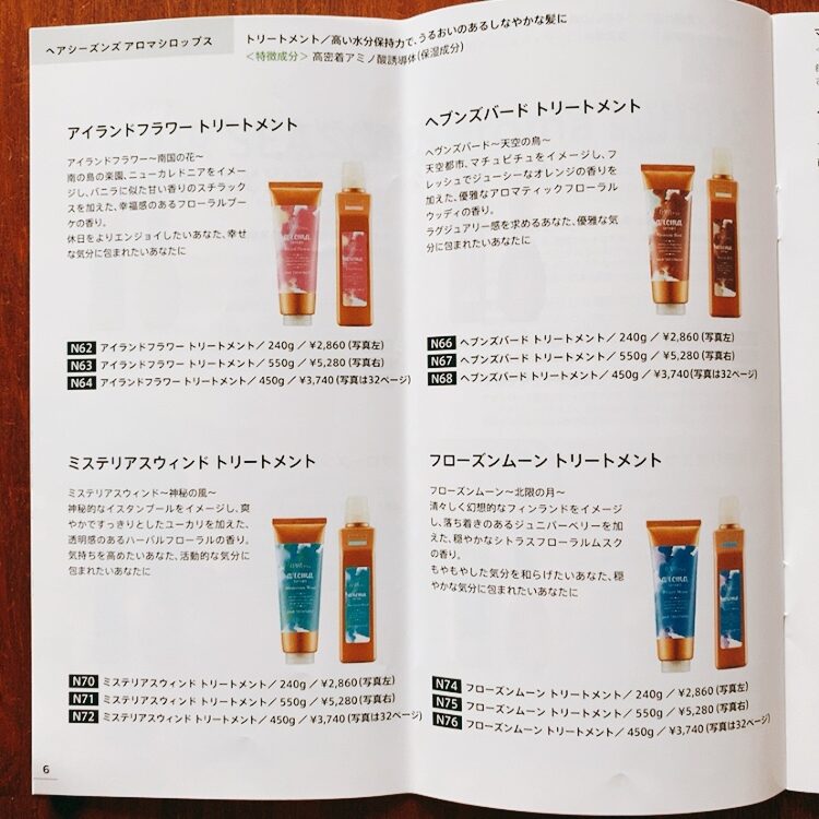 日華化学の株主優待カタログ内容