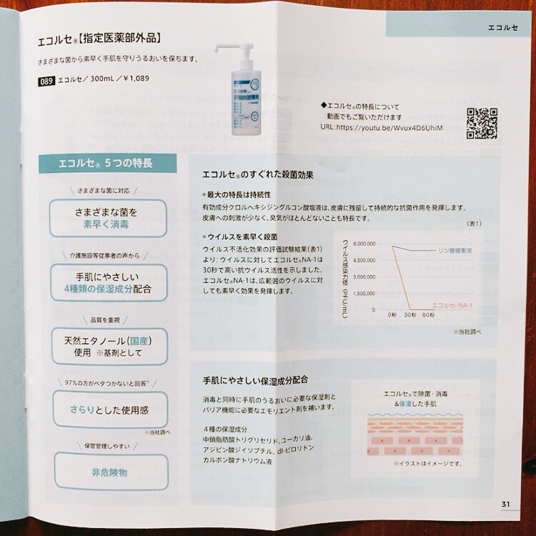 日華化学の株主優待カタログ内容
