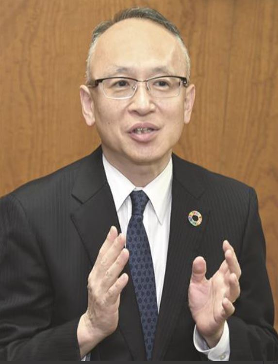 名古屋銀行の藤原一朗頭取 出典:中部経済新聞