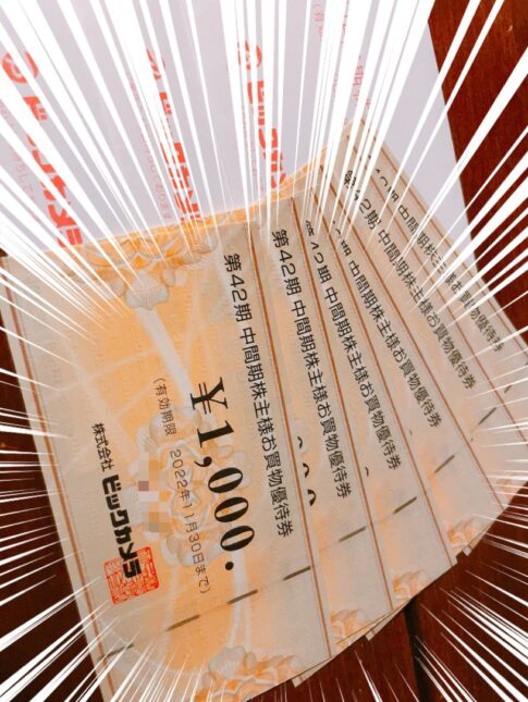 【家族全員保有中】長期保有がお得なビックカメラ（3048）のネットでも使える株主優待が到着