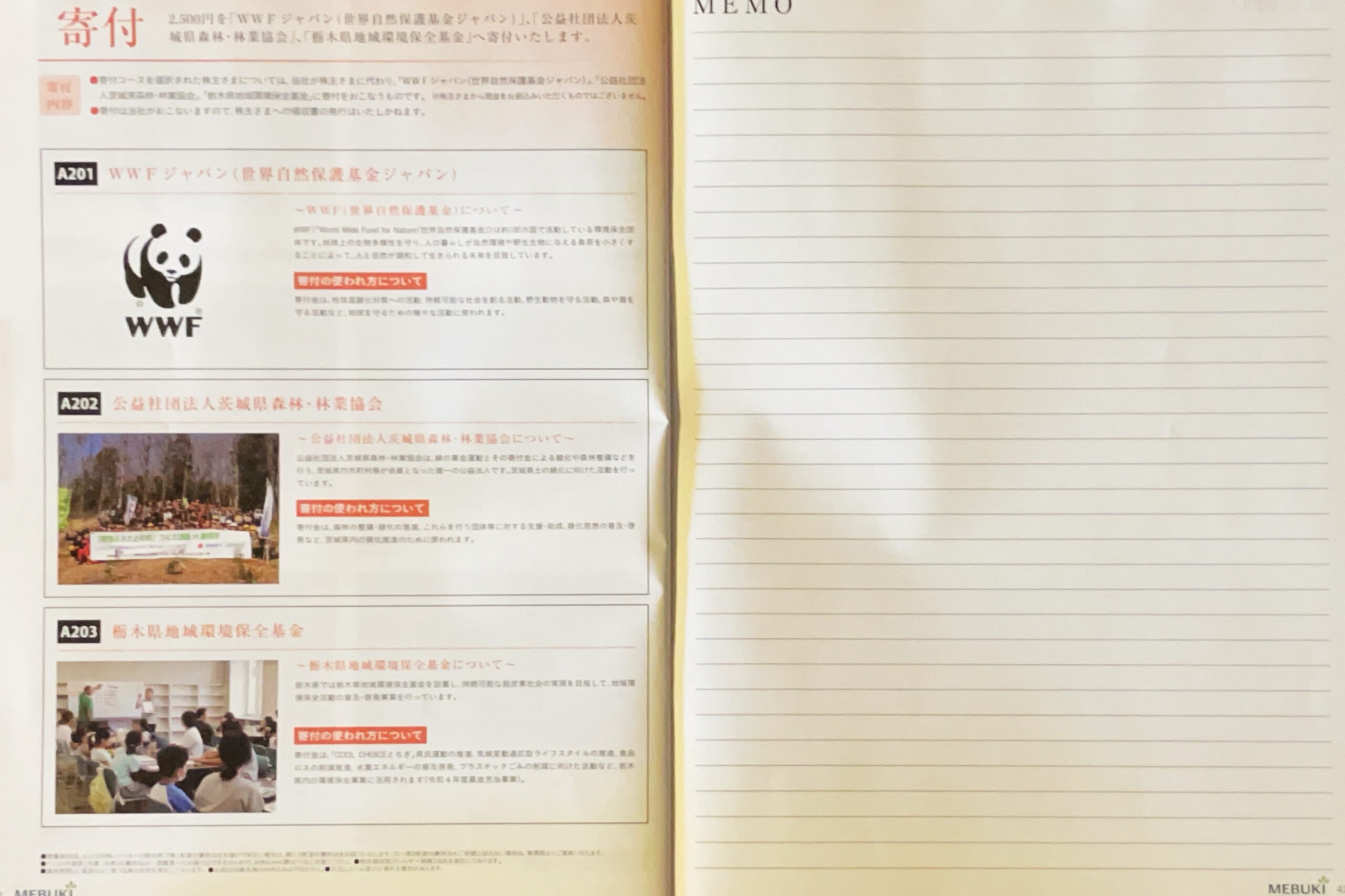 2022年度版の株主優待カタログはこちら