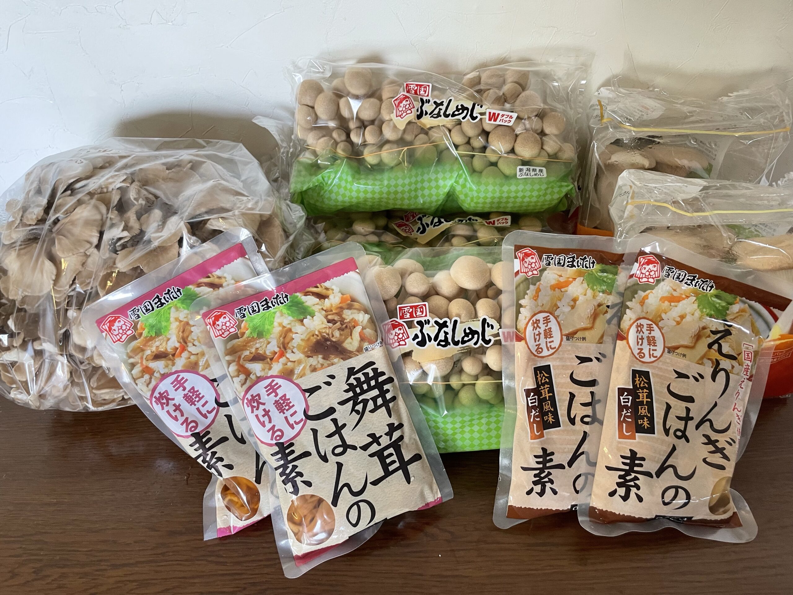 雪国まいたけの株主優待品