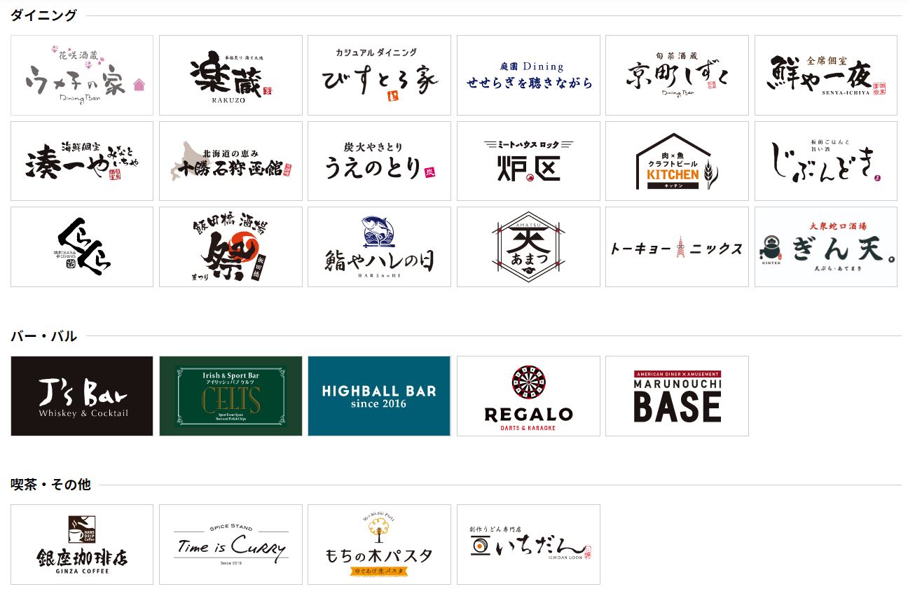 第一興商の株主優待が利用できる店舗一覧