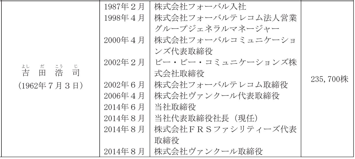 吉田社長の経歴