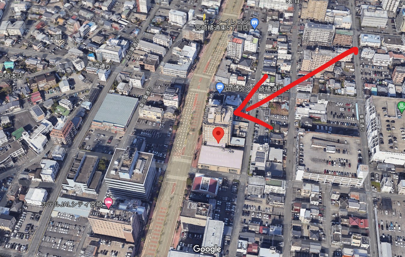 宮崎銀行の本店（本社）