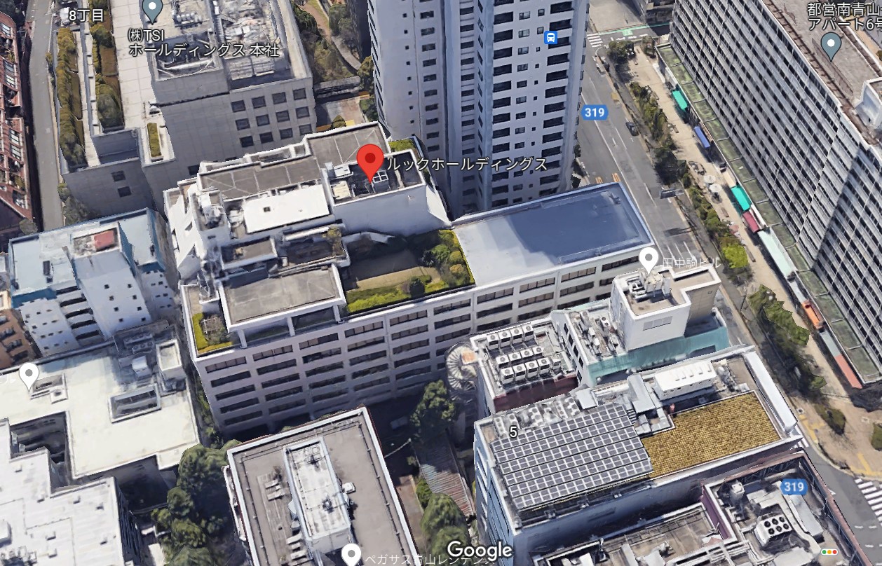 ルックホールディングスの本社画像