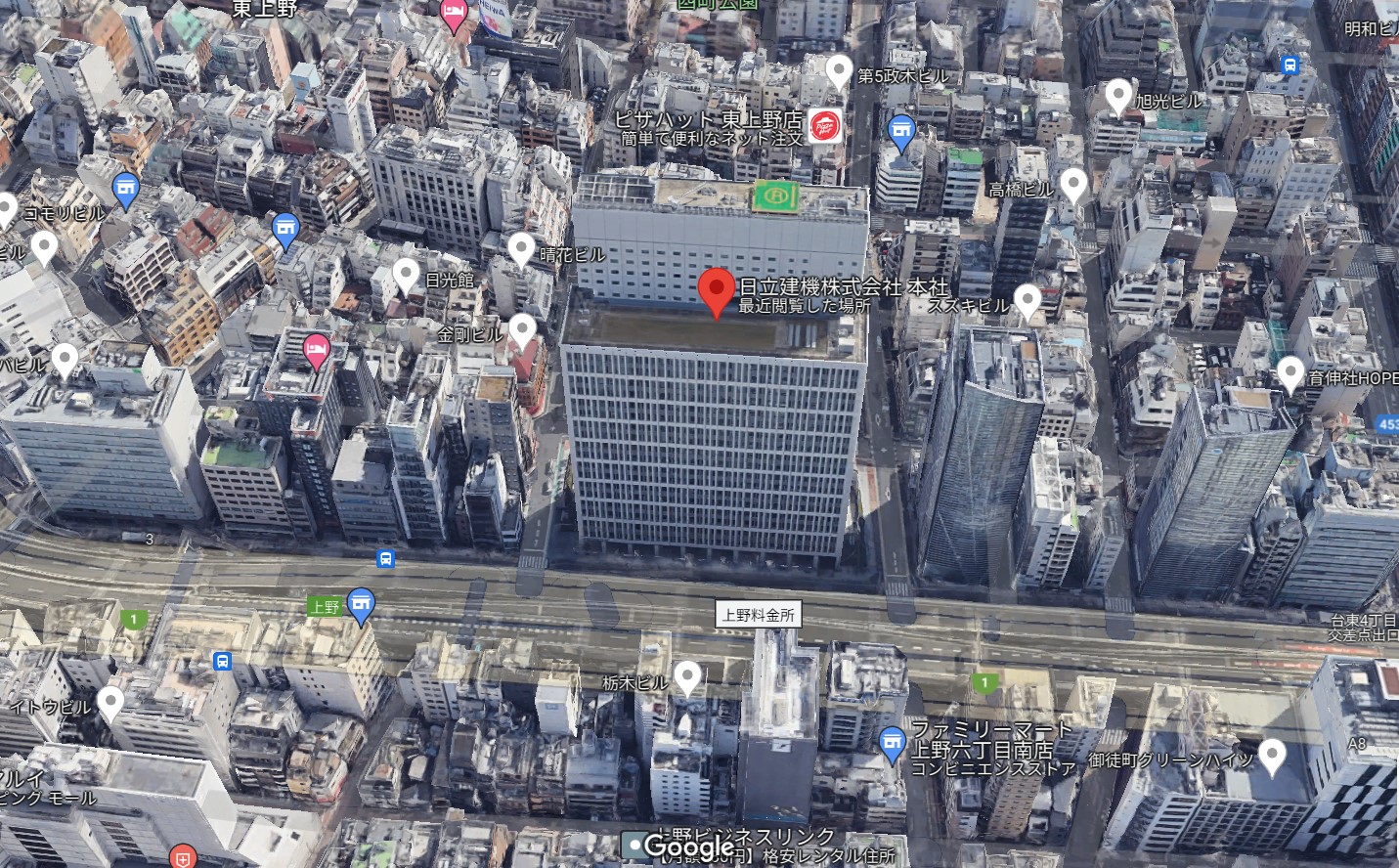 日立建機の本社画像