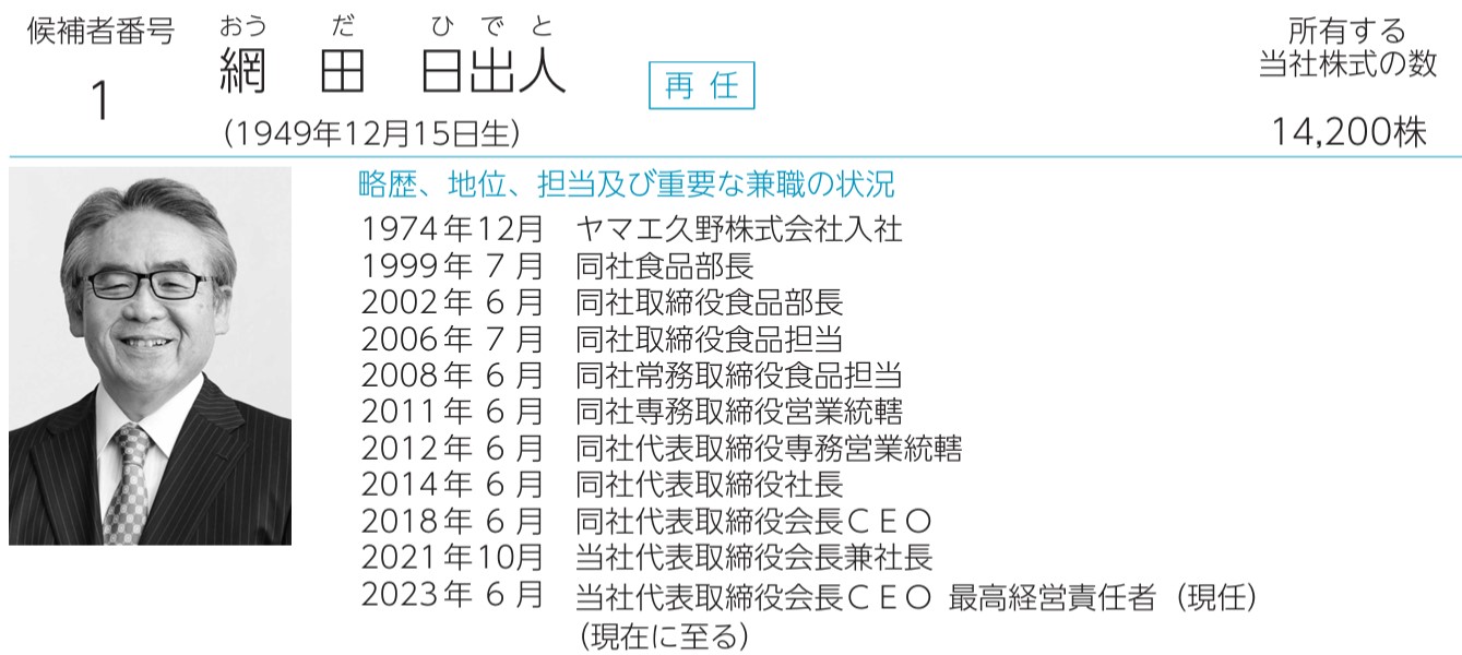 ヤマエグループホールディングスの社長経歴