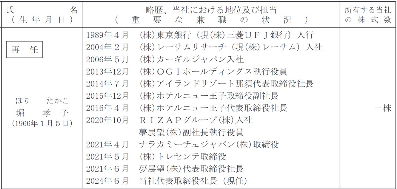 ジャパンクラフトホールディングスの社長経歴
