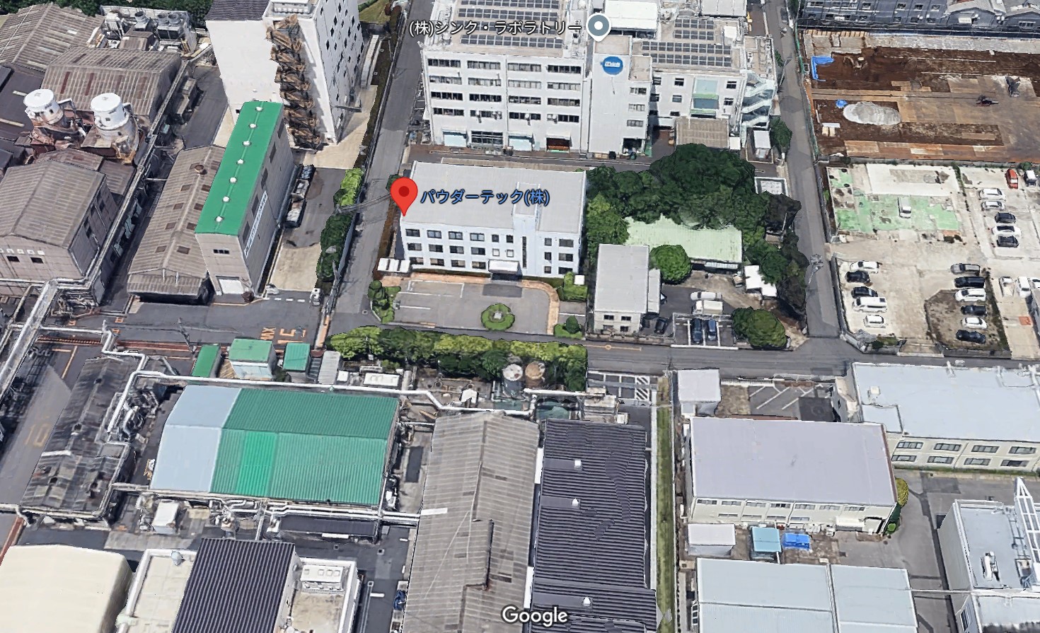 パウダーテックの本社画像