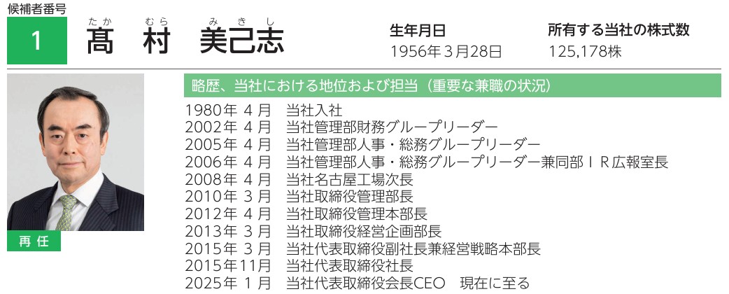 東亜合成のCEOの画像