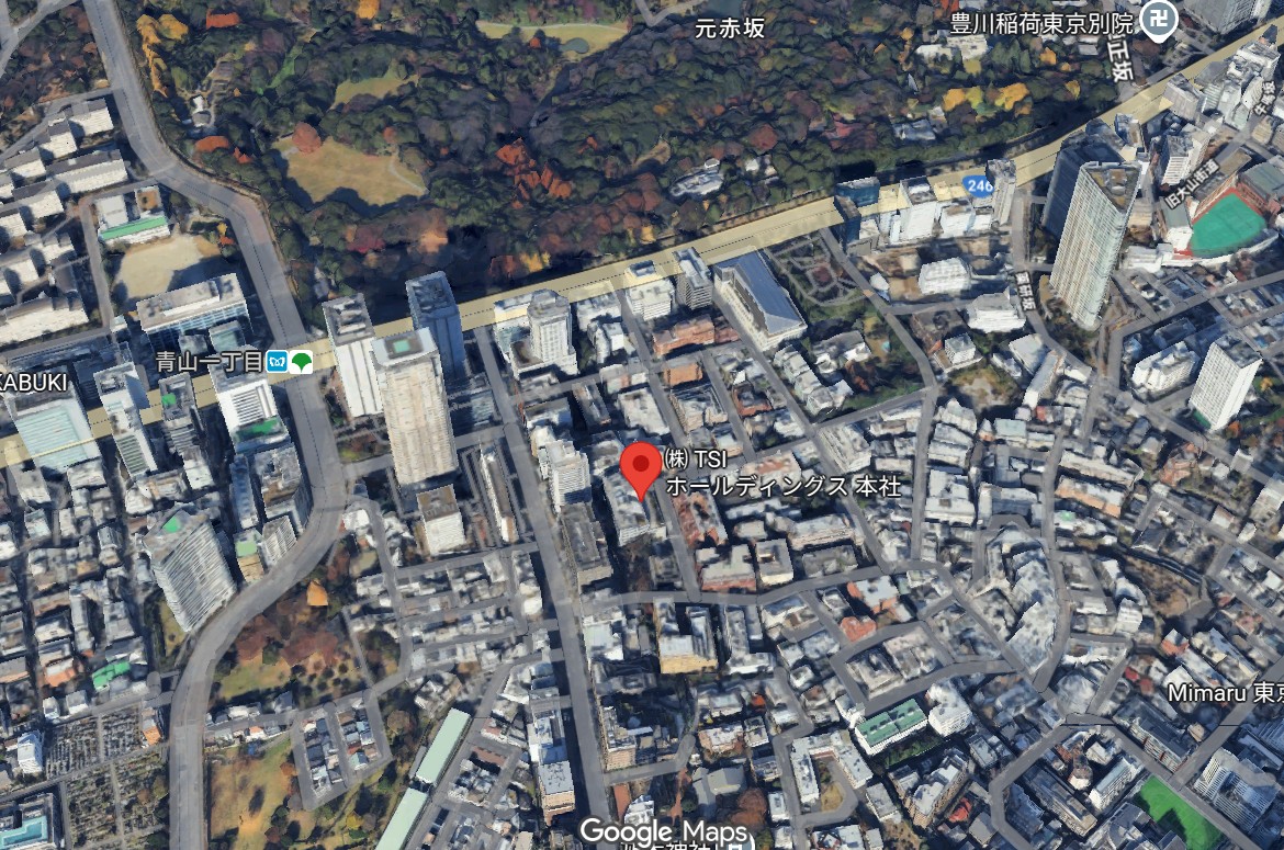 TSIホールディングスの本社画像