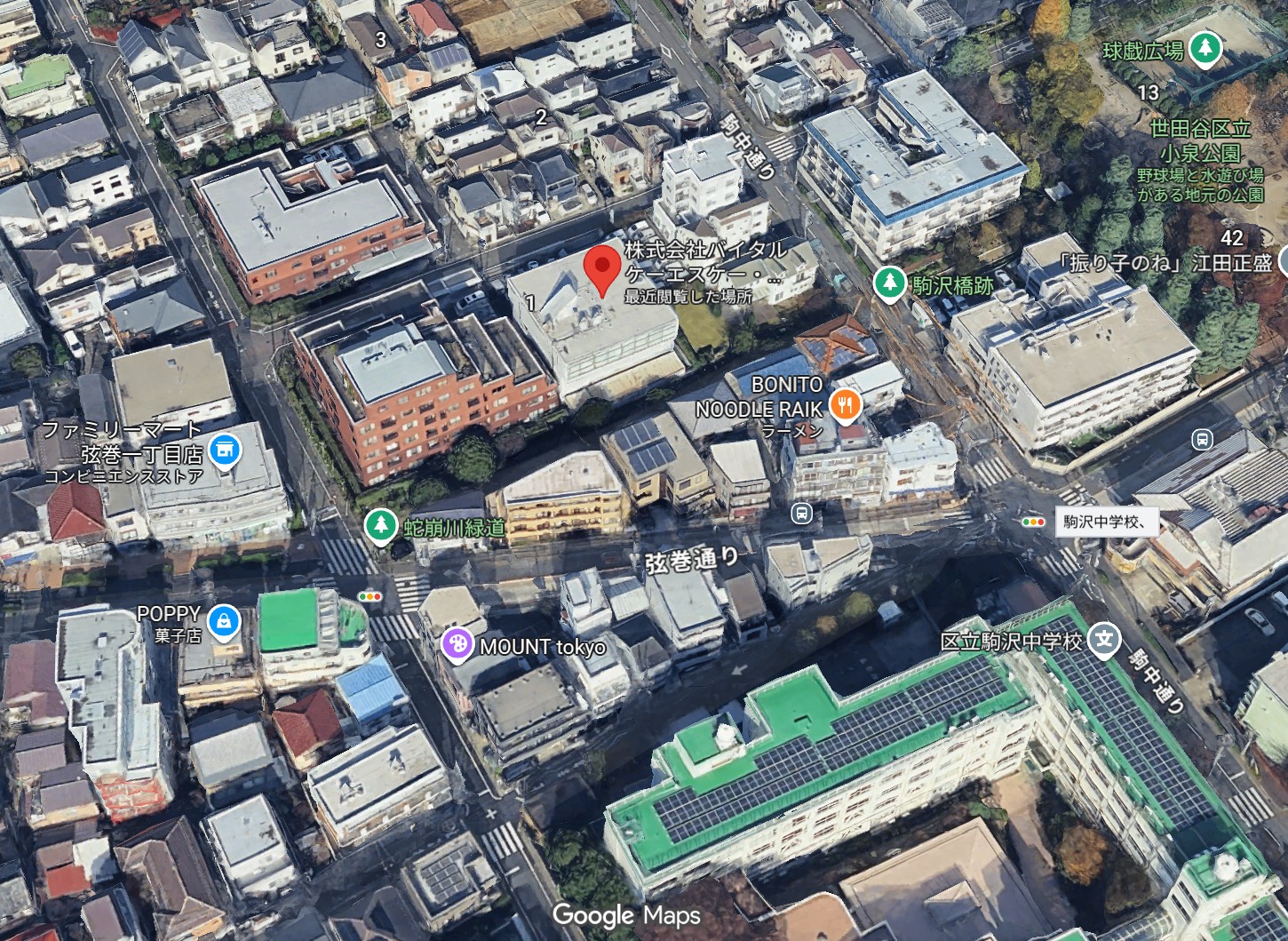 バイタルケーエスケーの本社画像