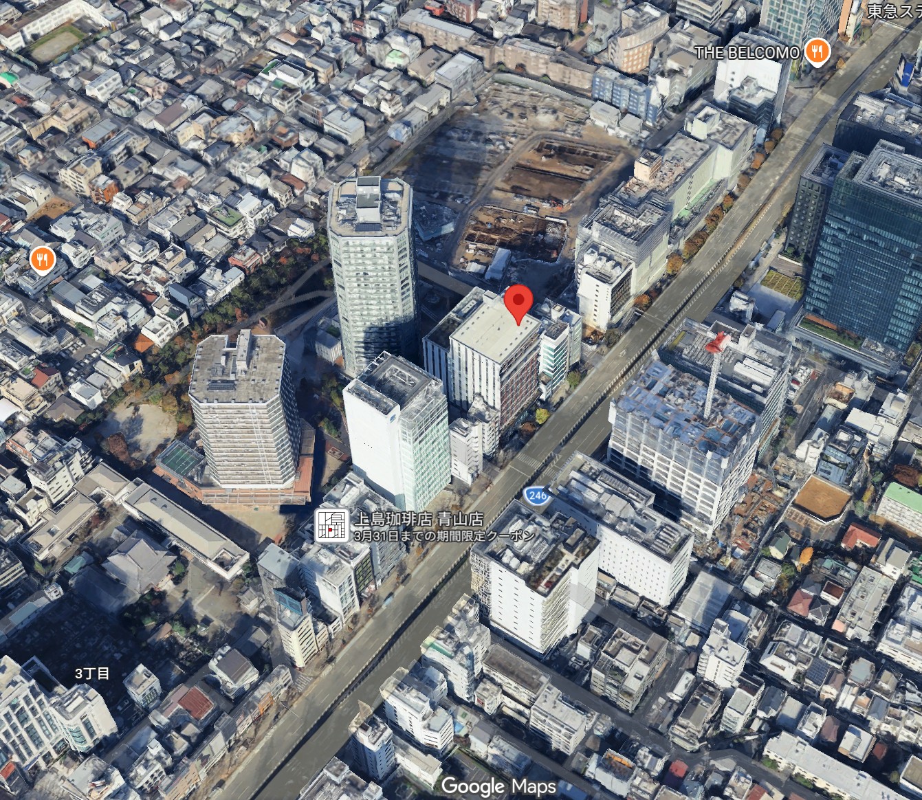 ゴールドウインの本社画像