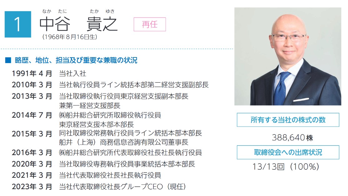 船井総研ホールディングス社長経歴