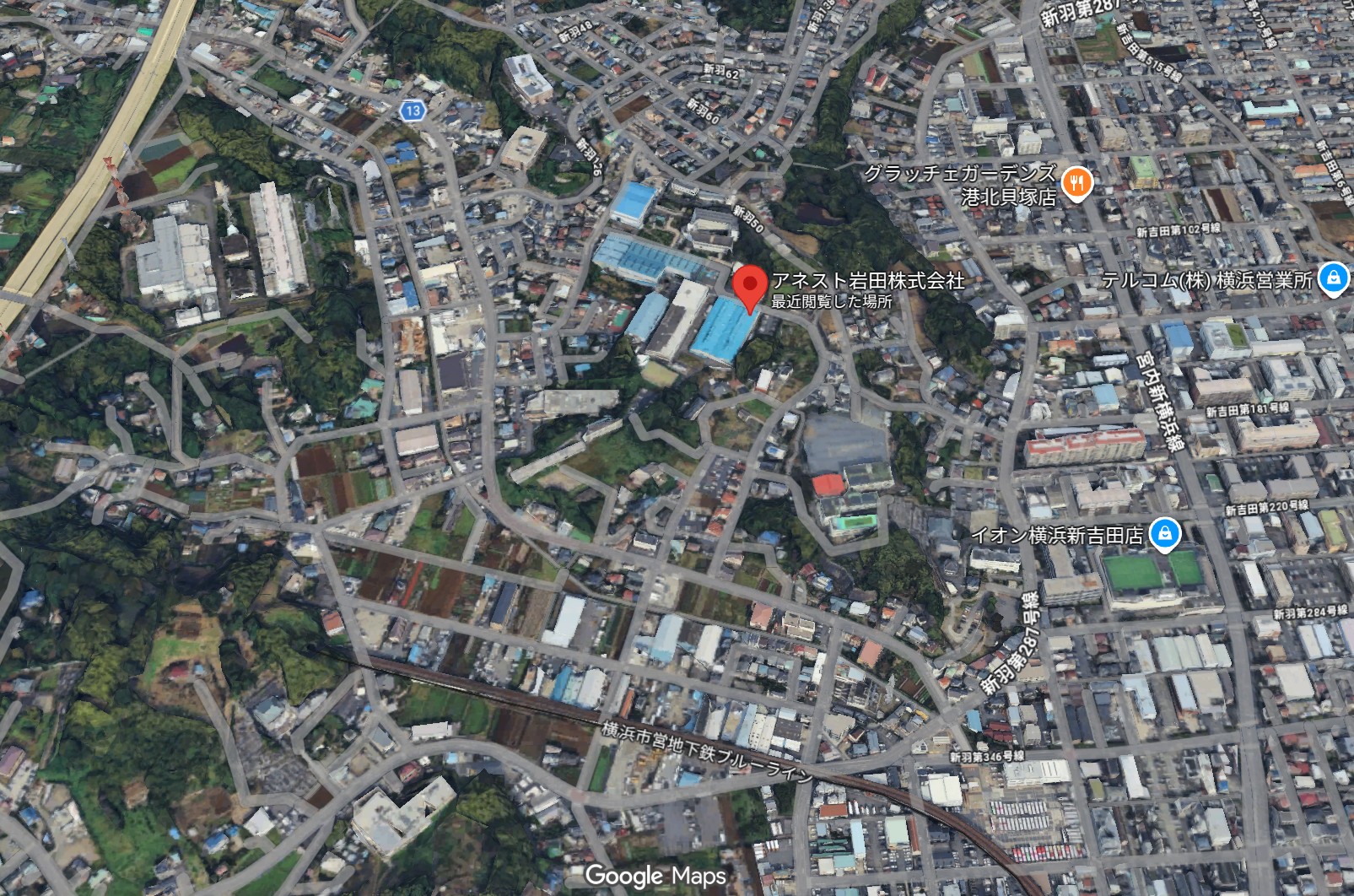 アネスト岩田の本社画像
